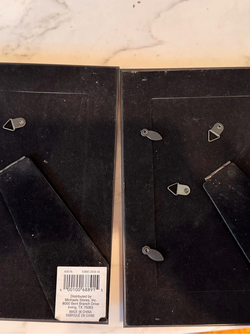 NWT Set 2 Brown Gold Picture Frames 5x7 Photo